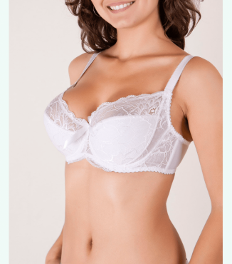 Бюстгальтер із комбінованою чашкою